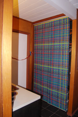Curtain covering storage