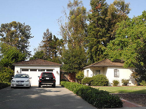 street view of house and garage