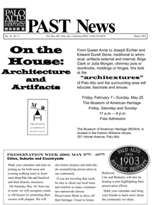 Winter 2003 PAST Newsletter