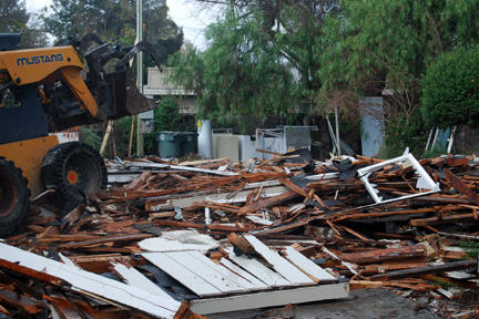 Rubble remains