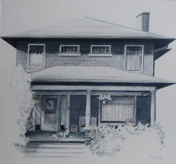 Sketch of house