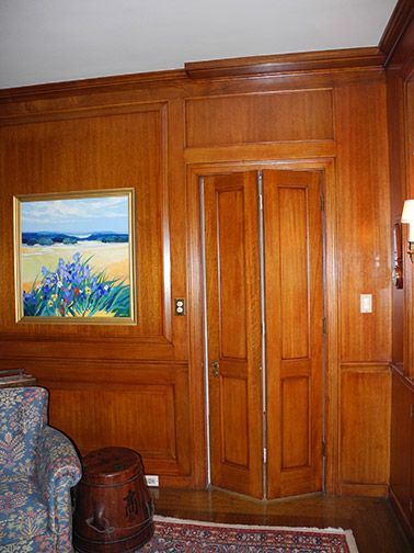 redwood paneling