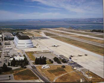 Hangar One and planes on the ready