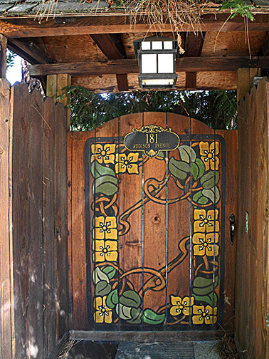 gate with address