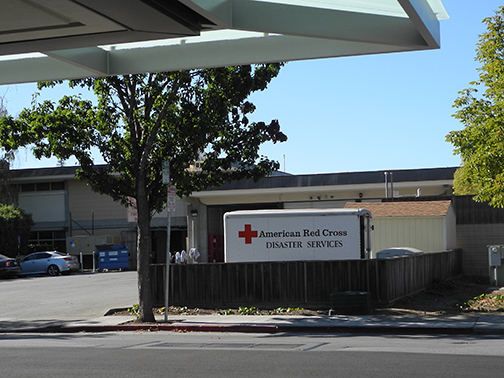 rear of fire station