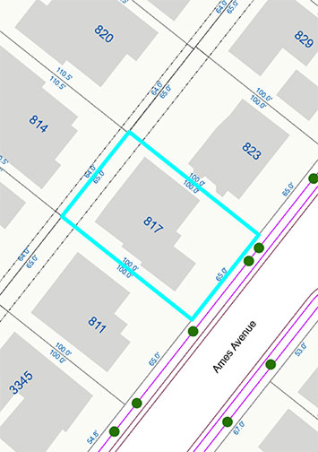 lot size map