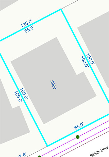 lot dimensions