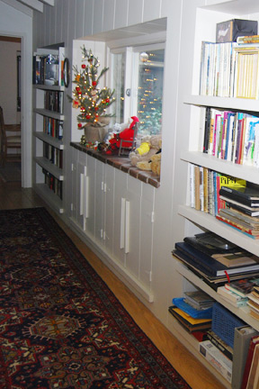 hallway bookcases