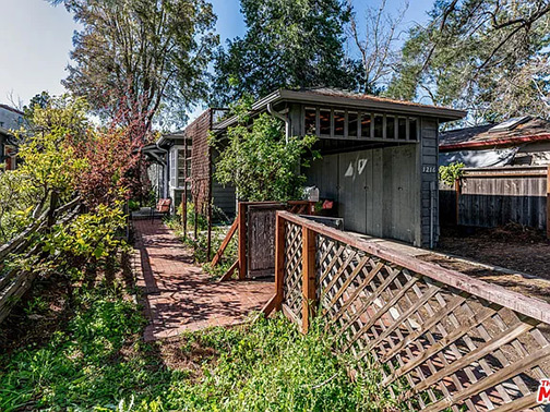 driveway and path to house