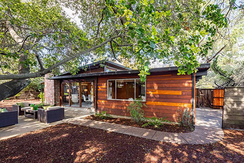 back of house and patio