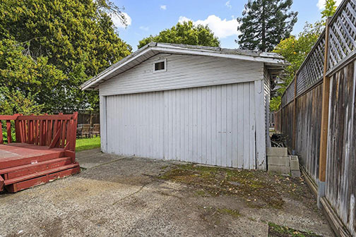 garage and back entry stairs