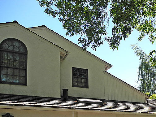 second story window detail