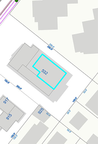 lot dimensions