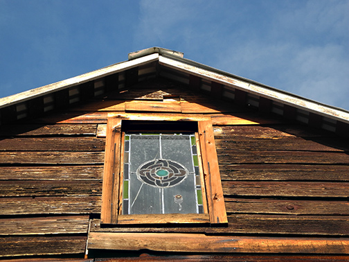 stained glass window