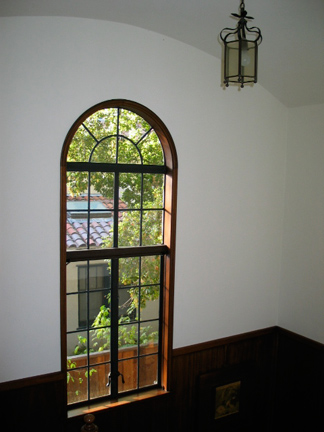 window fromtop of stairs