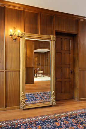 hall with mirror