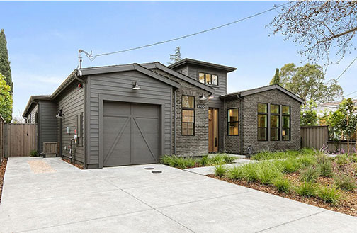 driveway and side of garage