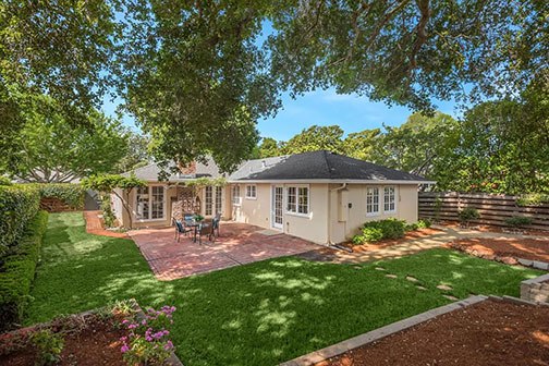 patio and back of house