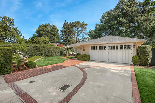 driveway and garage