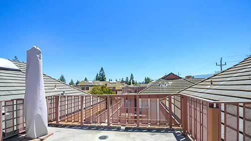 roof top deck view