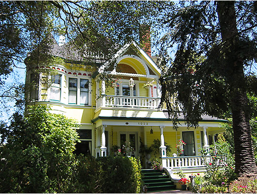 yellow house