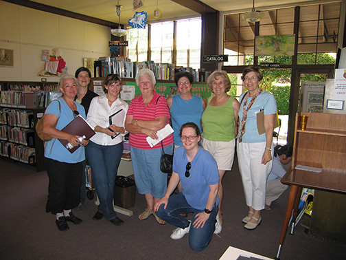 Board, librarians and City Staff