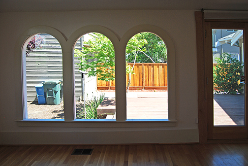 arched windows