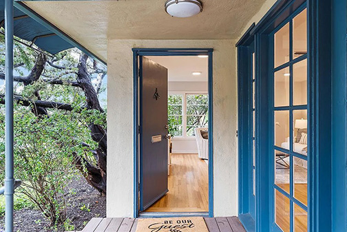 porch and door