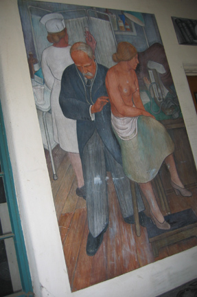 One of the murals