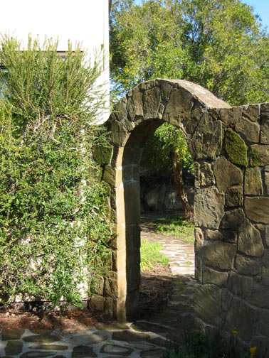 front garden entry