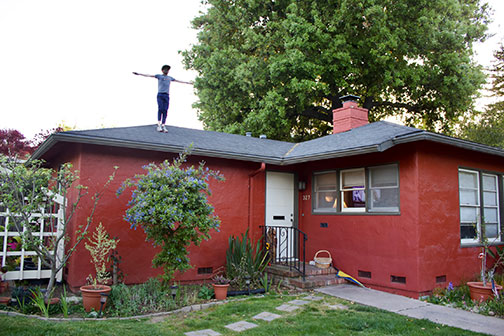 person of roof