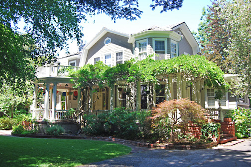 decorated house