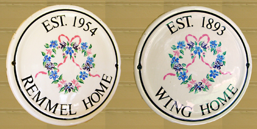 ceramic plaques