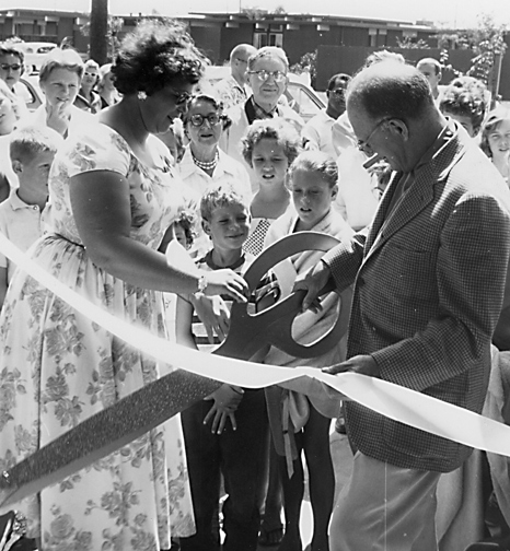 Ribbon cutting