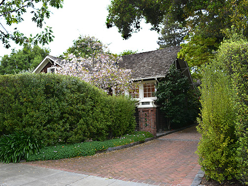 brick driveway