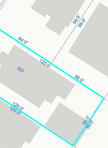 lot size