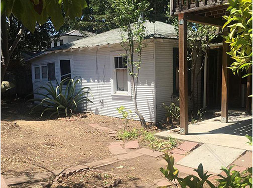 white rear cottage