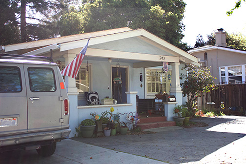 car in driveway