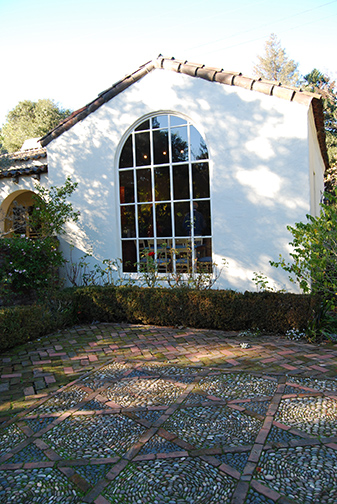 window and paving