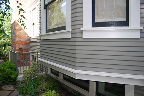 repaired bay window