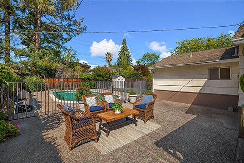 back yard