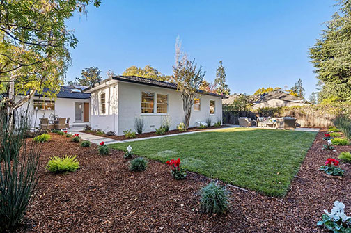back of house and yard