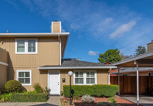 front with carport