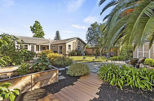 back yard