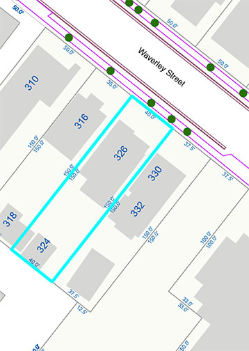 lot size map