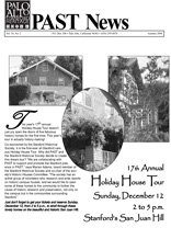 Fall 2004 PAST Newsletter Newsletter