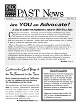 Winter 2006 PAST Newsletter