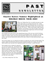 Winter 2008 PAST Newsletter