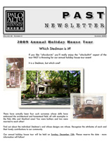 Summer 2009 Newsletter cover