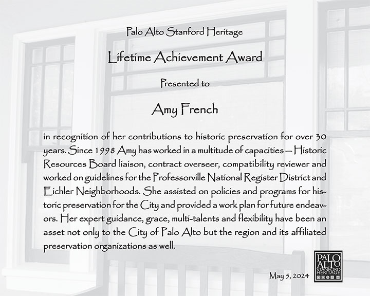 Amy Frence award